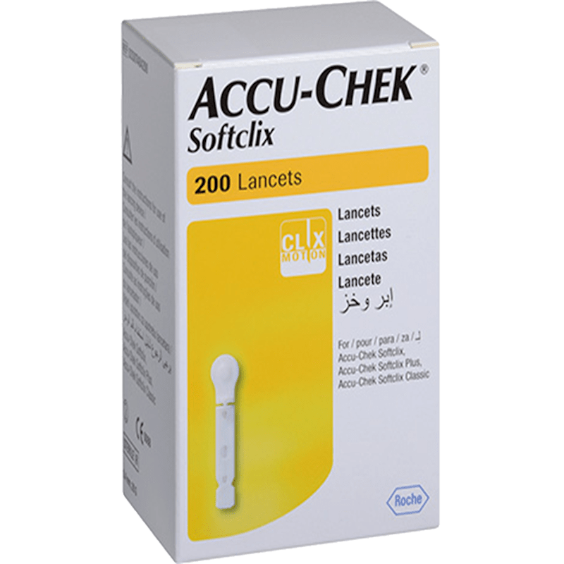 Ланцети Акку-Чек® Софтклікс (200 шт.)